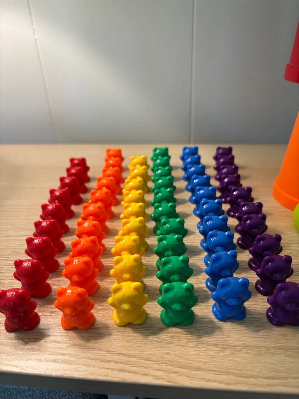 Counting Sorting Bears Game Toy with Large and Small Bears and Activity Cards 3+